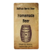 Barrel Bier Label (Voorkant)
