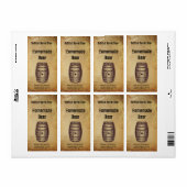 Barrel Bier Label (Full Sheet)