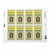 Barrel Bier Label (Full Sheet)