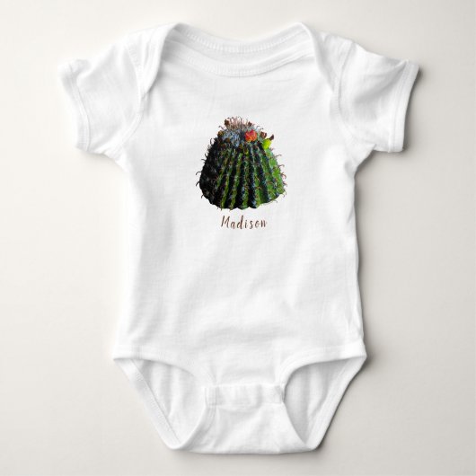 Barrel Cactus Baby Bodysuit (Voorkant)