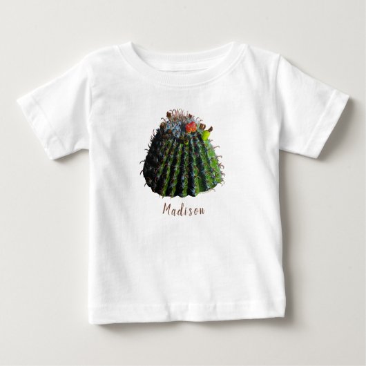 Barrel Cactus Baby T-shirt (Voorkant)