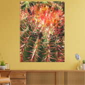 Barrel Cactus Canvas Afdruk (Insitu (Woonkamer))