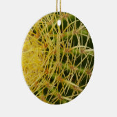 Barrel Cactus Close-up Abstracte Natuur Fotografie Keramisch Ornament (Rechts)
