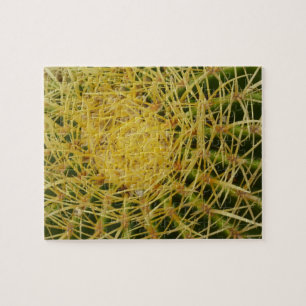 Barrel Cactus Close-up Abstracte Natuur Fotografie Legpuzzel