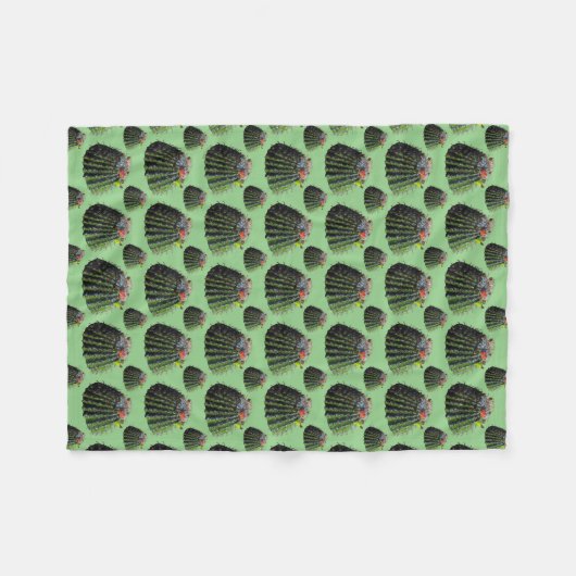 Barrel Cactus Fleece Blanket (Voorkant (Horizontaal))