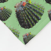 Barrel Cactus Fleece Blanket Deken (Hoek)