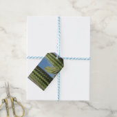 Barrel Cactus I Desert Foto Cadeaulabel (Met Touw)