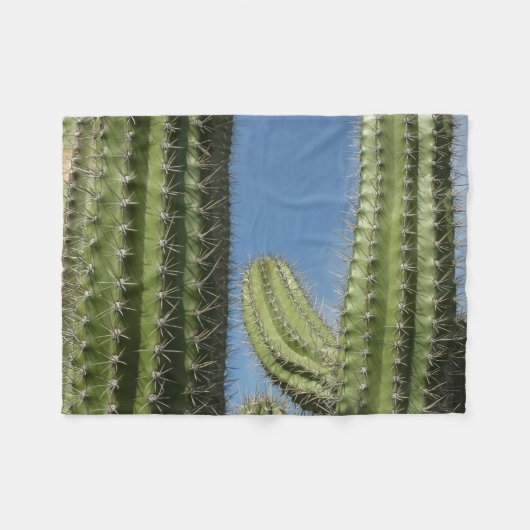 Barrel Cactus I Desert Foto Fleece Deken (Voorkant (Horizontaal))