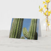 Barrel Cactus I Desert Foto Kaart (Gele Bloem)