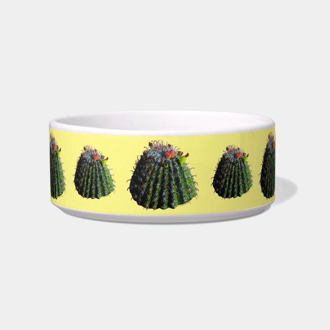 Barrel Cactus Pet Bowls Voerbakje (Voorkant)