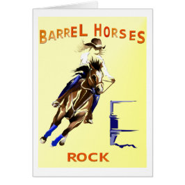 Barrel Horses Rock