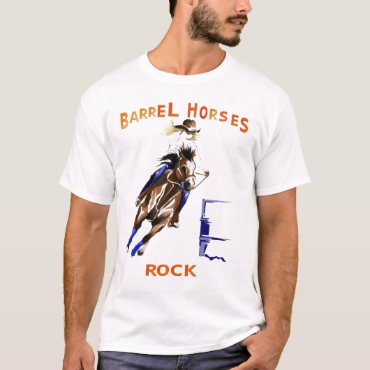 Barrel Horses Rock T-shirt (Voorkant)