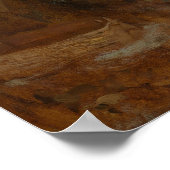 Barrel in een sneeuwbos door E. Johnson Poster (Hoek)