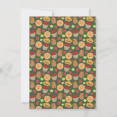 Barrel of Apples Apple Picking Pattern Party Kaart (Achterkant)