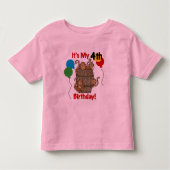 Barrel of Monkeys 4th Verjaardag Kinder Shirts (Voorkant)