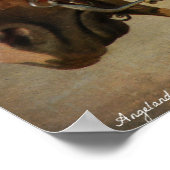 Barrel Race Horse Poster (Hoek)