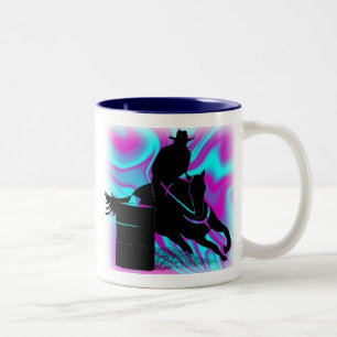 Barrel Racer 203 Tweekleurige Koffiemok