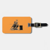 Barrel Racer Bagagelabel (Voorkant horizontaal)