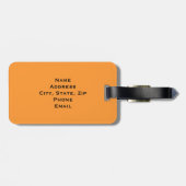 Barrel Racer Bagagelabel (Achterkant horizontaal)