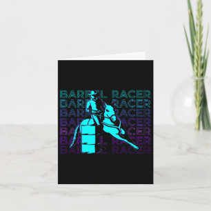 Barrel Racer Barrel Racing Horseback Riding Barrel Kaart