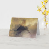 Barrel Racer Birthday Kaart (Gele Bloem)