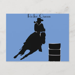 Barrel Racer Briefkaart