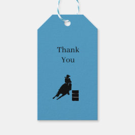 Barrel Racer Cadeaulabel