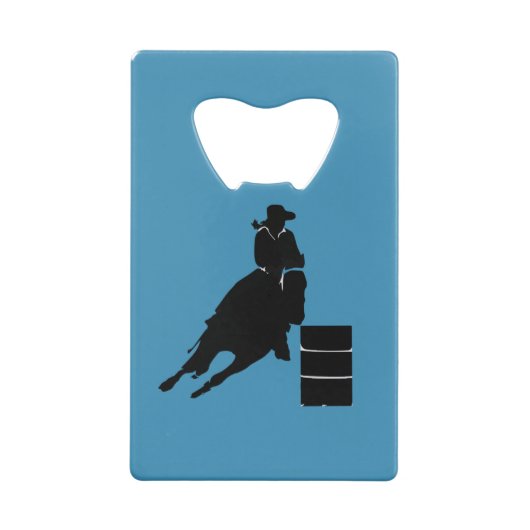 Barrel Racer Creditkaart Flessenopener (Achterkant)