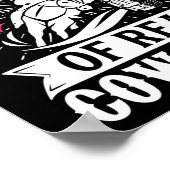 Barrel Racer Dirt is de glitter van echte koemmeis Poster (Hoek)