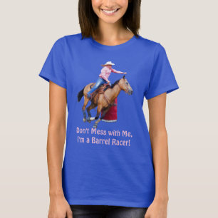 Barrel Racer en Paard Grappig Shirt