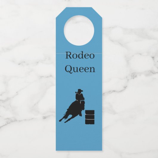 Barrel Racer Flessenhanger (Voorkant)