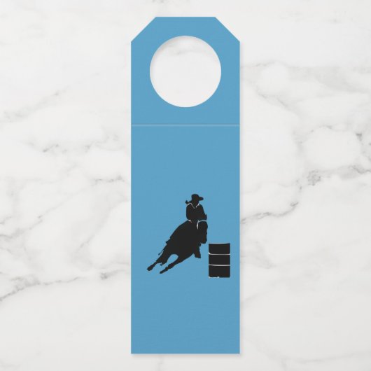 Barrel Racer Flessenhanger (Achterkant)