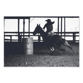 Barrel Racer — Foto Afdruk
