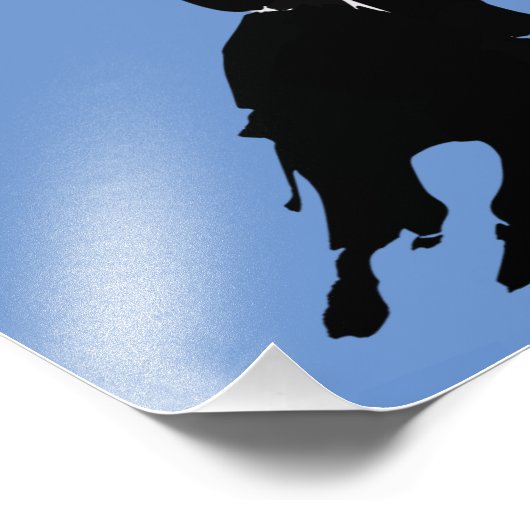 Barrel Racer Foto Afdruk (Hoek)