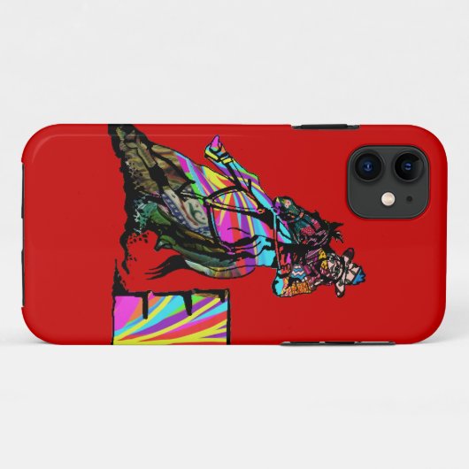 Barrel Racer Iphone cover (Achterkant (horizontaal))