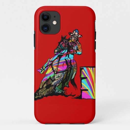 Barrel Racer Iphone hoesje (Achterkant)