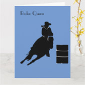 Barrel Racer Kaart (Gele Bloem)