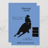 Barrel Racer Kaart (Voorkant / Achterkant)