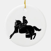 Barrel Racer Keramisch Ornament (Achterkant)