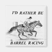 Barrel Racer Magneet (Voorkant)