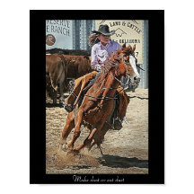 Barrel Racer "Make Dust or Eat" stof