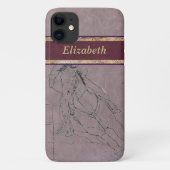 Barrel Racer (Mauve) Case-Mate iPhone Case (Achterkant)