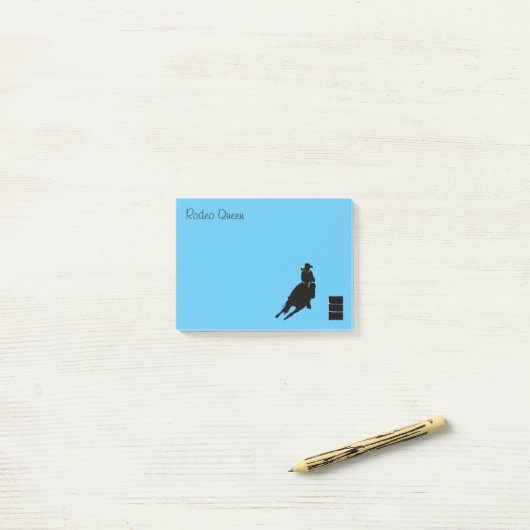 Barrel-racer Post-it® Notes (Op bureau)