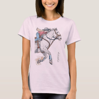 Barrel Racer Rider als een meisje shirt