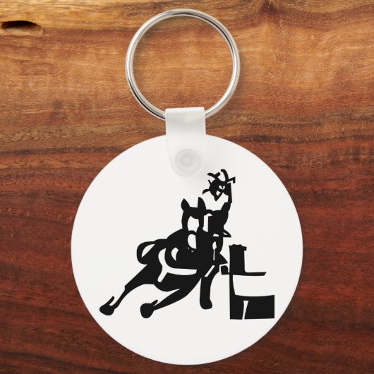 Barrel Racer Sleutelhanger (Voorkant)
