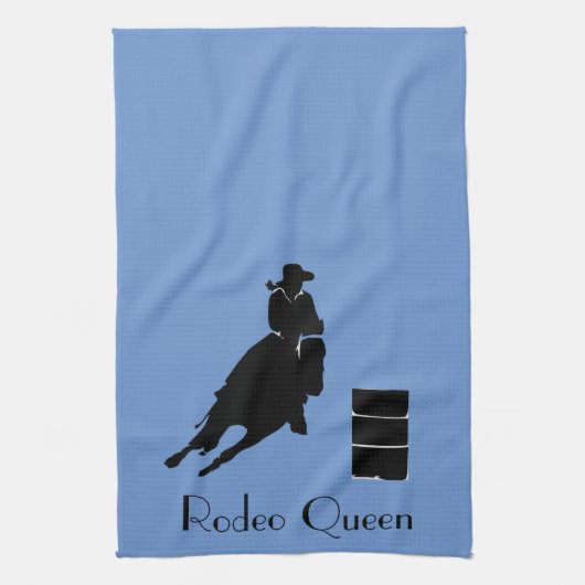Barrel Racer Theedoek (Verticaal)