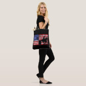 Barrel Racing Afro-Amerikaans Tote Bag (Op model)