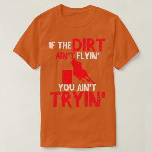Barrel Racing Barrel Racer 6 T-shirt (Design voorkant)