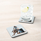 Barrel Racing Bier Onderzetter (Rechterzijde)
