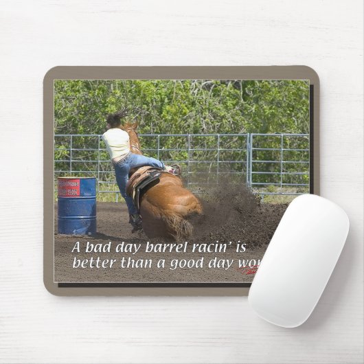 Barrel Racing - BR V Work Muismat (Met muis)